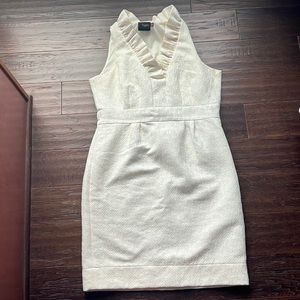 Taylor Ruffle Neckline Dress